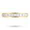 Brilliant cut 0.50 total carat weight diamond ring in 18 carat yellow gold