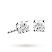 Canadian Ice 9ct Gold 0.33ct 4 Claw Diamond Earrings