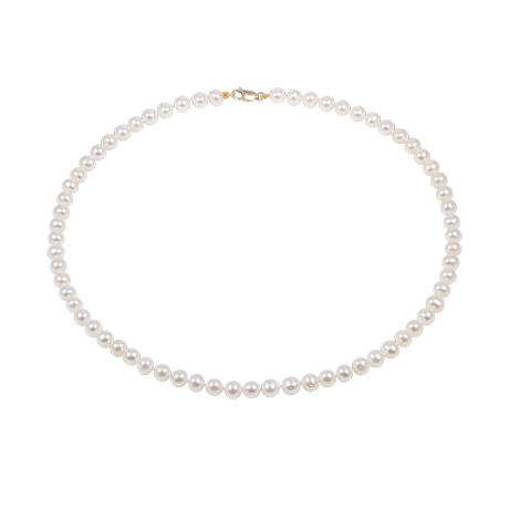 9ct Gold 5.5-6.0mm Freshwater Pearl Neck let