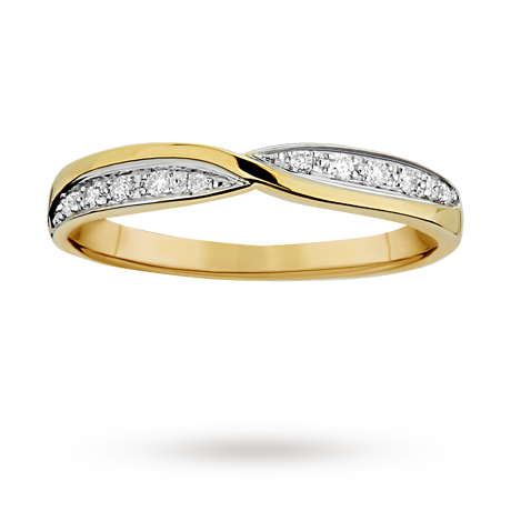 18 carat yellow gold wedding rings