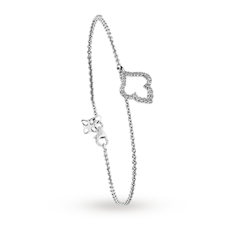 For Her - Mappin  Webb White Gold Diamond set Ivy Bracelet